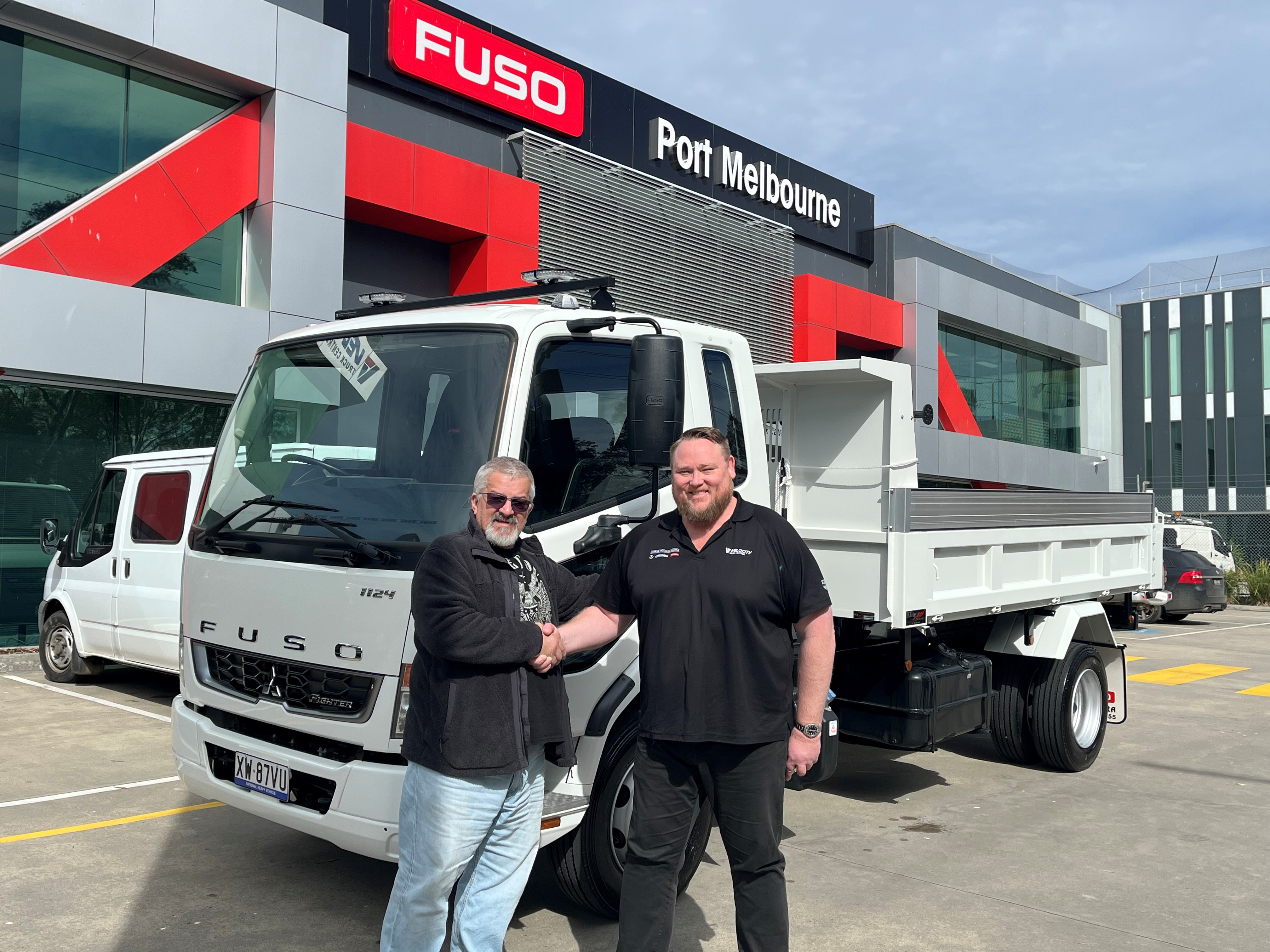 Delivery of Fuso Fighter 1124 from Fuso Port Melbourne
